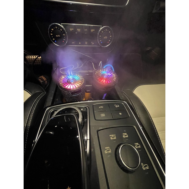 Generic Car Humidifier (Bling Black)