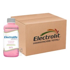 Electrolit Zero Suero Rehidratante Fresa-kiwi 625ml 12 Pack                                                                                           