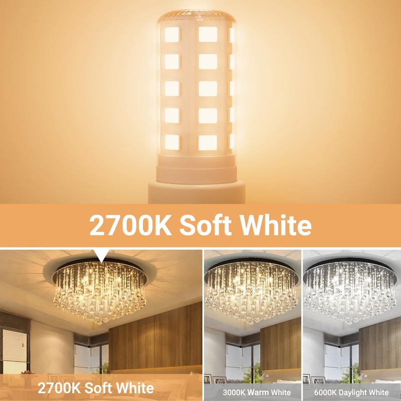 TJOY G9 LED Bulb 4W, 2700K Soft Warm White 6