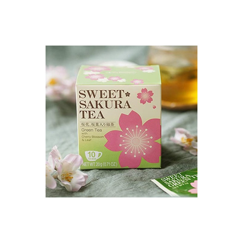 Tea Boutique Sweet Sakura Tea Green Tea With Cherry Blossom