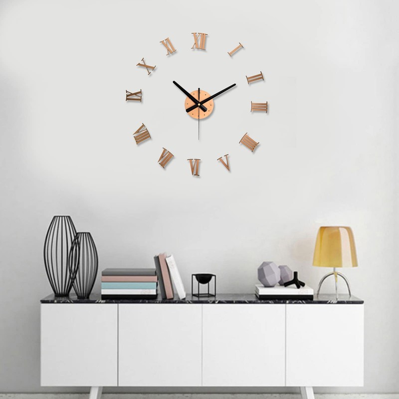 Wall Clock - Acrylic Hanging Clock Silent Wall Clock DIY