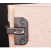 One Pie Cut Corner Hinge - Strong Zinc Die Cast
