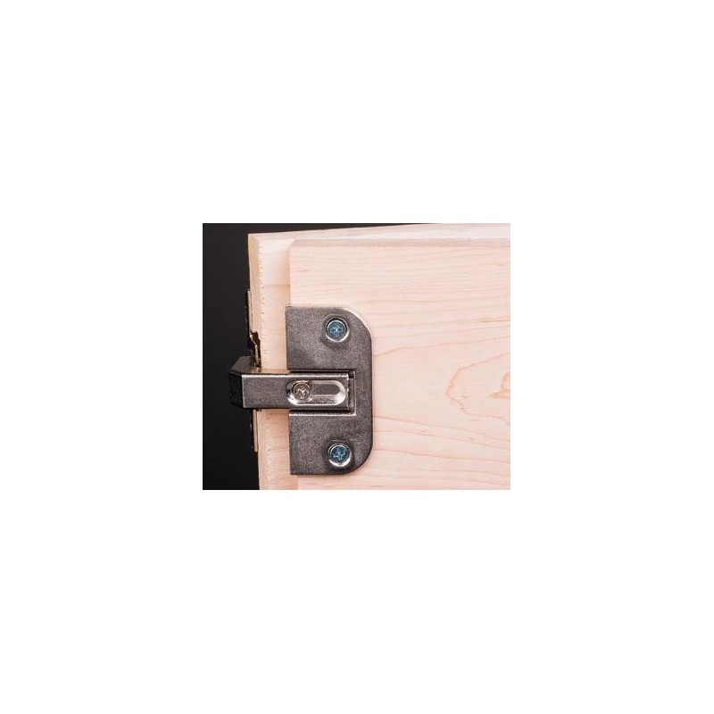 One Pie Cut Corner Hinge - Strong Zinc Die Cast