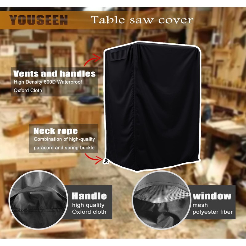 Table saw cover, High Density Waterproof Table Saw Cover, Outdoor