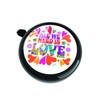 Liix Big Colour Bell Black All We Need is Love