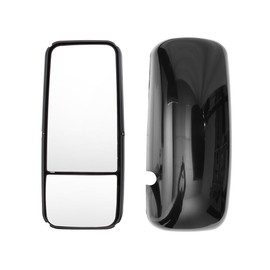YUANJUFITT Black Power Heated Door Main Mirror For Kenworth T660 Side View Main Mirror for 2008-2016 Kenworth T170 T270 T370 T440 T470 T800 T600 Semi Trucks Accessories Driver Left Side