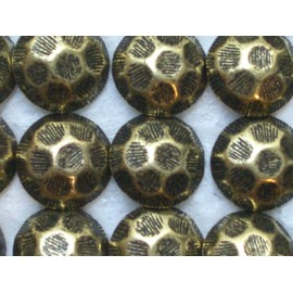 Antique Brass Oxford Upholstery Tacks Nails Hammered Finish 7/16 Inch Head 1/2 Inch Shank (250)