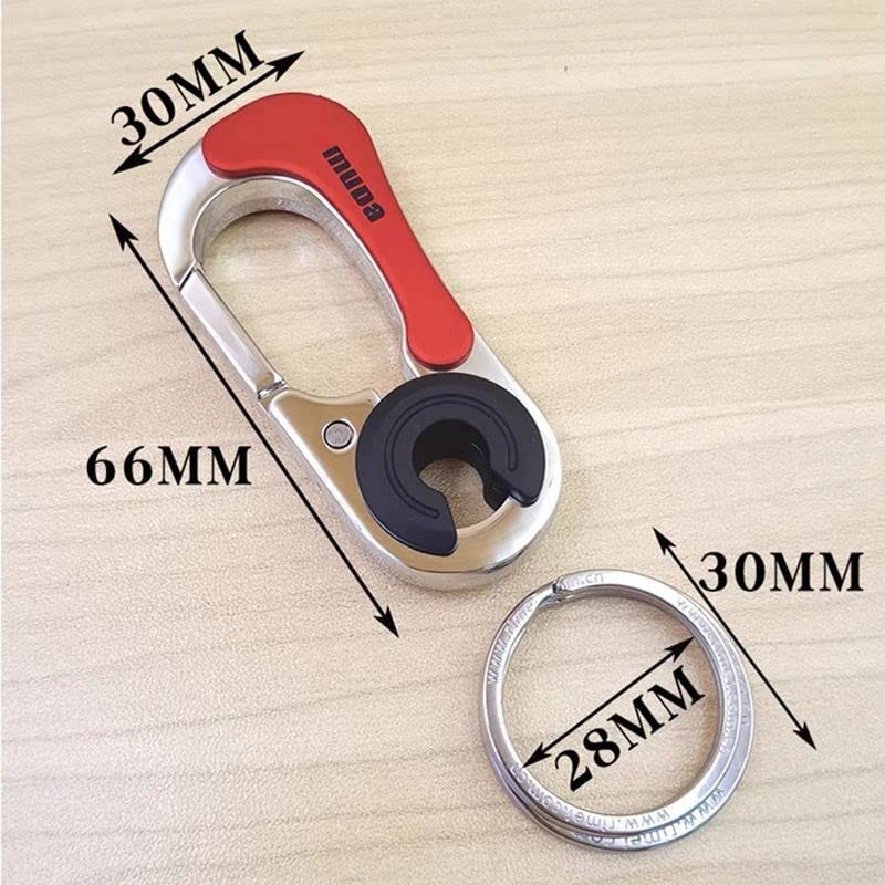 AIXUAN Keyring: Stylish Metal Key Holder, Easy Attachment and Loss