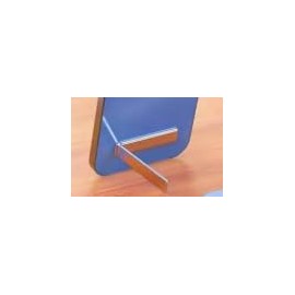 sms06 Folding Smartphone Stand, Compact, Portrait Positioning, Horizontal, Small, Black, Silver, Silver