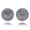 QUEAMBLER YES NO Coin Decision Coin Lucky Coin Challenge Coin