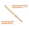 sourcing map 8pcs 200-230 Grits Diamond Grinding Bit 2.1mm Oval