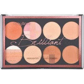 Paleta de Rubor, Iluminadores, Shimmer y Polvos Compactos - Brilliant de Ruby Rose