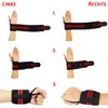 EVOLUXO 1 Pair Wrist Wraps with Thumb Loop and Velcro