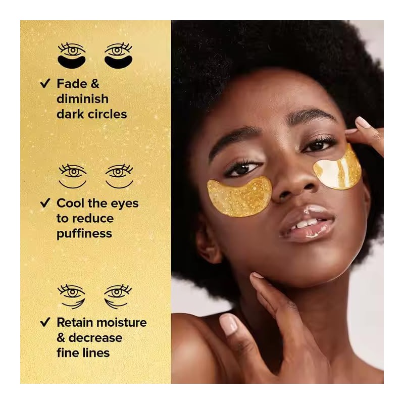 Collagen Under Eye Mask for Puffy Eyes, Dark Circles &
