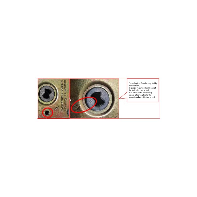 ERA 1630-31 60mm High Security Replacment Nightlatch - Brass Effect