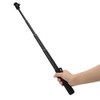Walfront 4 Sections Selfie Stick with Tripod, Telescopic Remote, Black,