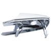 Kaloeou Driver Side Chrome Exterior Door Handle Lock Cylinder Cover