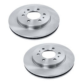 AutoShack Front Brake Kit Rotors and Ceramic Pads Pair of 2 Driver and Passenger Side Replacement for 2009 Ford F-150 4.6L 5.4L V8 4WD RWD BRKPKG0241
