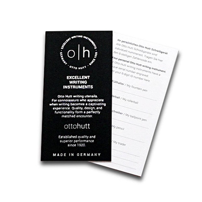 Otto Hutt design 01 Fountain Pen 028-11446 - Fountain Pen