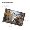 Lantern Press 1000 Piece Jigsaw Puzzle, Wildlife Utopia, Forest