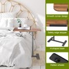 COBATANG COBATANG Adjustable Overbed Table, Split Top Tilting Overbed Bedside