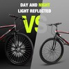 PSLER 36 PCS Spokes Reflectors - Spoke Skin Spoke Covers