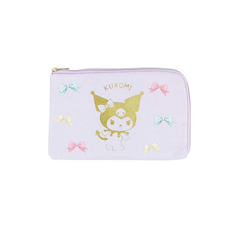 Yasuda Tsusho Kuromi Mask Pouch, Lovely Ribbon