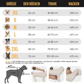 Eyein Waterproof Dog Raincoat, Raincoat for Medium Dogs with Hood and Soft Lining, Adjustable Dog Rain Jacket with Reflective Strips for Walking, Windproof and Lightweight, M