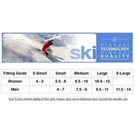 Eurosock unisex adult Wool Superlite Snow Ski Socks, Wine Stripes, Small US