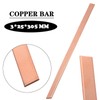 C110 Copper Flat Bar, 1/8" Thickness x 1" Width x