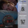 Sonic Alert Sonic Bomb Dual Alarm Clock with Bed Shaker,