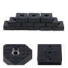 TEHAUX 12Pcs Non Slip Rubber Furniture Pads Skid Grippers for