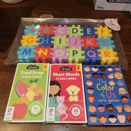 Ankyo Puzzle Connectors Alphabet & Numbers  STEM plus sets of cards learning lot