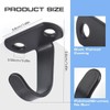 Screw Mount Ceiling Hooks Stainless Steel Under-Shelf Towel Hook Heavy