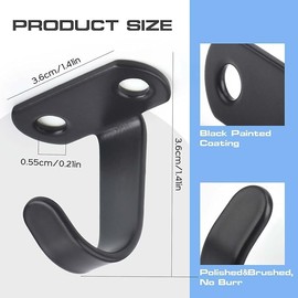 Screw Mount Ceiling Hooks Stainless Steel Under-Shelf Towel Hook Heavy Duty Coat Hooks,10Pcs Screw Mounted Ceiling Hooks Under-Shelf Towel Robe Clothes Hook Stainless Steel Ceiling Hooks for Cabinet