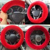 ZWZCYZ Fluffy Steering Wheel Cover for Women Fuzzy Steering Wheel