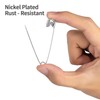 A+DAY Large Safety Pins 2.2 Inch (56mm), Size 4, 80-Count,