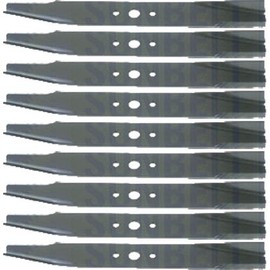 (9 Pack) Premium Medium Lift Replacement XHT Lawn Mower Blade Fits Snapper 1726453BZ | 18.140625" x 2" / 0.75" Hole