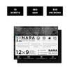 NARA Black Paper for Alcohol Ink Painting (360 GSM, Black