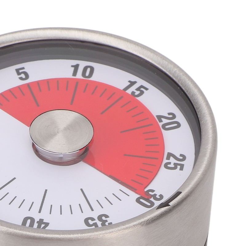 Visual Timer Multifunctional Retro Round Mechanical Visual Timer for Kitchen