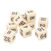 30PCS 6 Sided Number Dice 15.5mm Multiple Of 2 Number