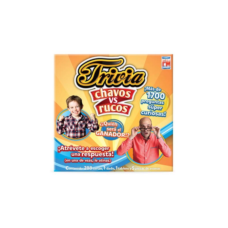 Trivia Chavos vs Rucos| Juego de Mesa Fotorama