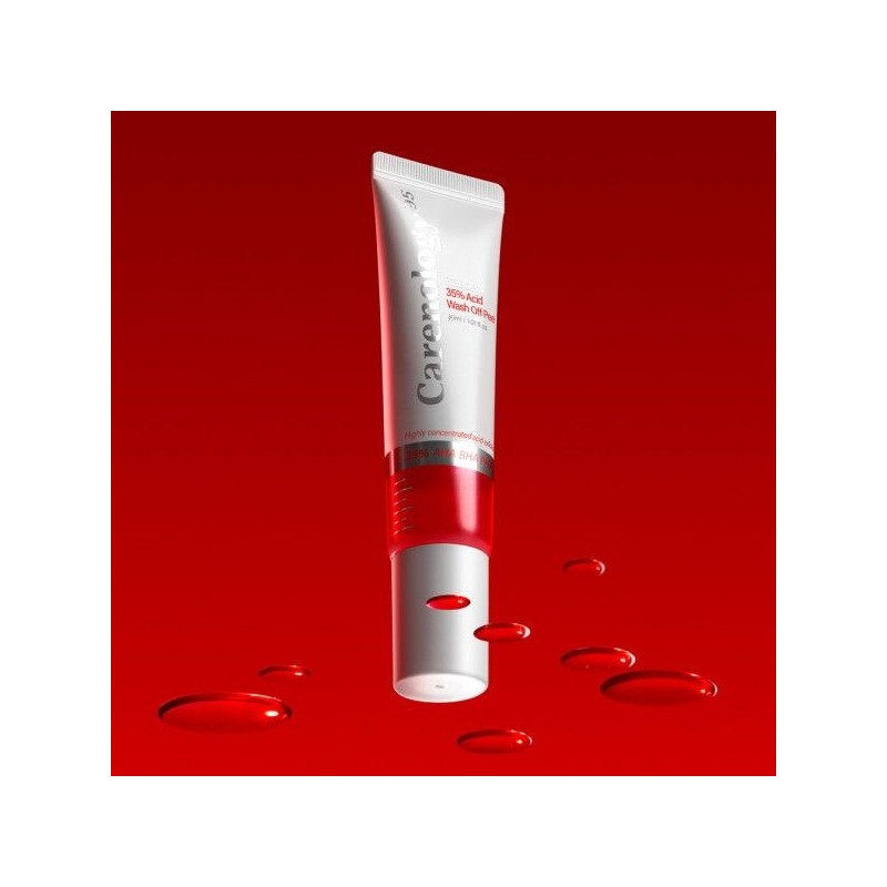 Carenology [케어놀로지] 리본 35% 애씨드 워시오프 필 30ml 3개 /