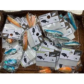 APOON! APOON! 0.2 oz (5 g) Abalone Stick, 2 Colors (Silver Base: Blue, 43)