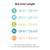 3 x 100% Cotton Bra Liner - Held in Place