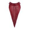 Ever Faith Rhinestone Statement Necklace for Women, Tassel Bib Choker