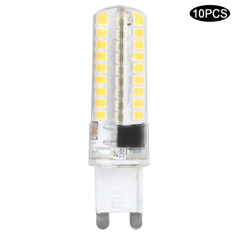 10Pcs G901052 1.5W Mini Silicone Bi‑Pin LED Light Bulb Kit