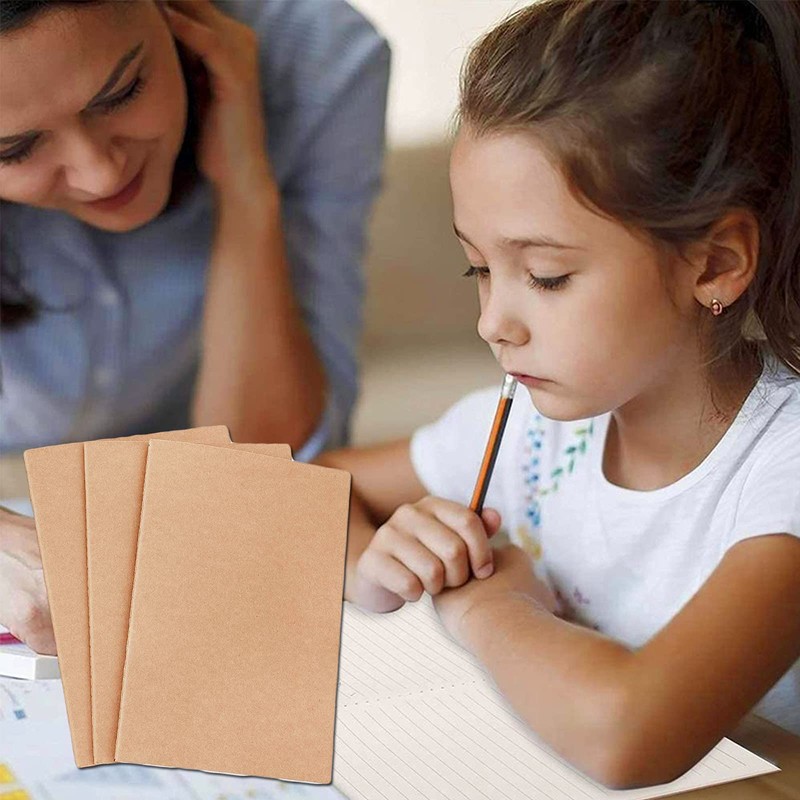 Pack of 6 A5 Notepad, A5 Paper Notebook, Classic Notebook,