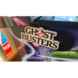 Stern Pinball Ghostbusters Pinball Mod BACK BOX HINGE 3D LOGO MOD( sold as a pair)