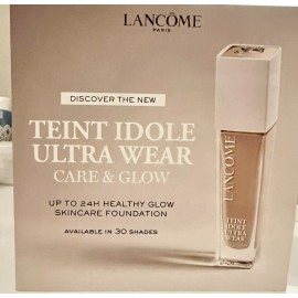 Lancôme Lancome TEINT IDOLE ULTRA WEAR CARE & GLOW FOUNDATION 4-SHADE SAMPLE CARD Travel